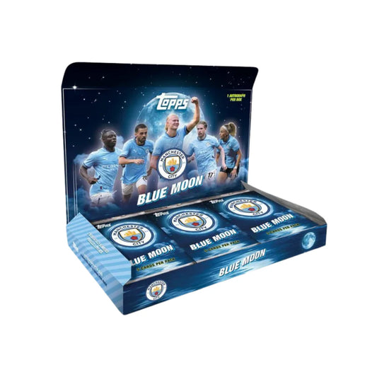 TOPPS / MANCHESTER CITY BLUE MOON VOETBAL HOBBY BOX / 2024/25