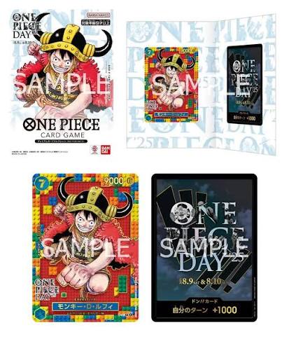 One Piece Card Game – DAY ‘25 Promo Kaart (Luffy P-110 & 2025 DON!!)